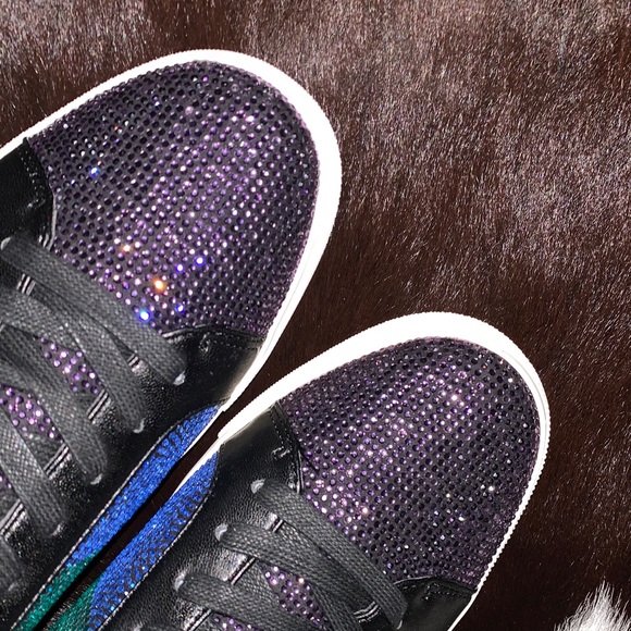 KATY PERRY RAINBOW CRYSTAL SNEAKERS - Picture 5 of 8